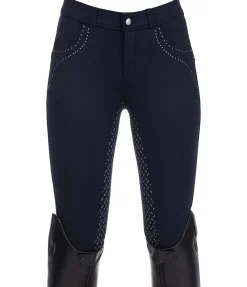Equilibre Pantalon d'équitation à fond intégral grip enfant Caria bleu minuit Best