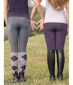 Equilibre Pantalon d'équitation à fond intégral grip enfant Caria bleu minuit Best