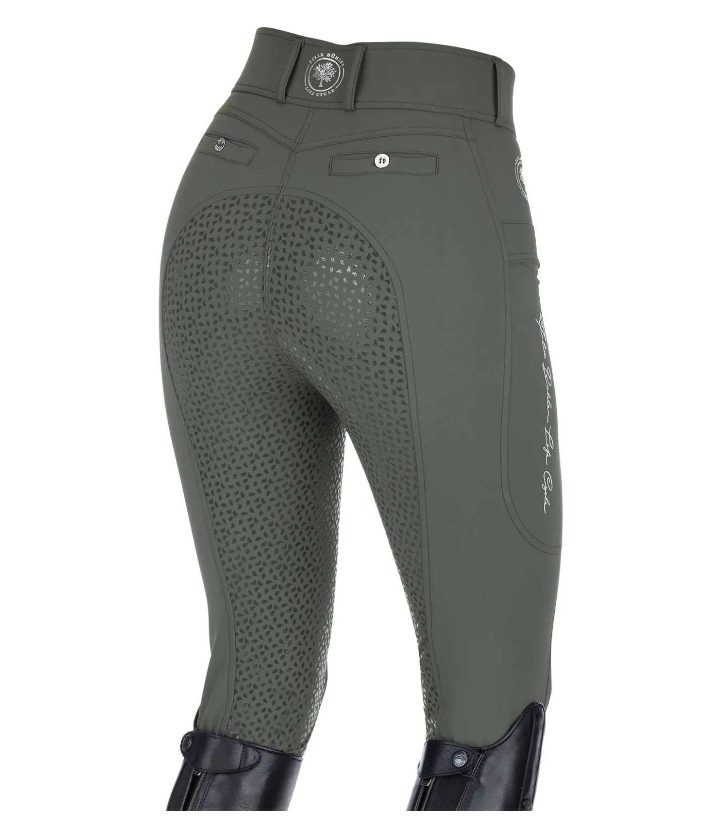 Felix Bühler Pantalon d'équitation à fond intégral grip Life Cycle forêt Discount