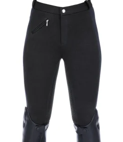 Equilibre Pantalon d'équitation à fond intégral grip enfant Merle bleu minuit Hot