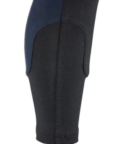Equilibre Pantalon d'équitation à fond intégral grip enfant Merle bleu minuit Hot