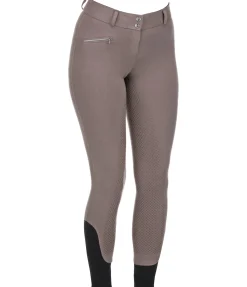 Equilibre Pantalon d'équitation à fond intégral grip Basic noisette Sale