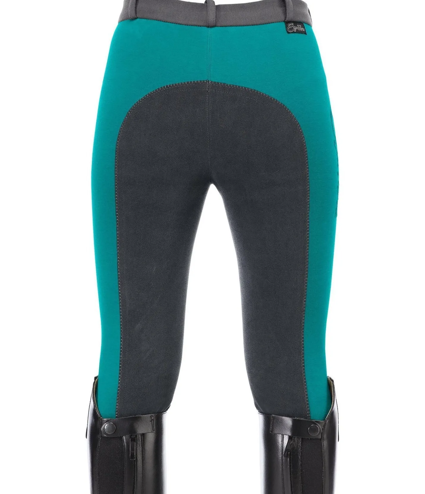 Equilibre Pantalon d'équitation à fond intégral enfant Nora vert jade Discount