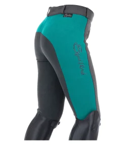 Equilibre Pantalon d'équitation à fond intégral enfant Nora vert jade Discount