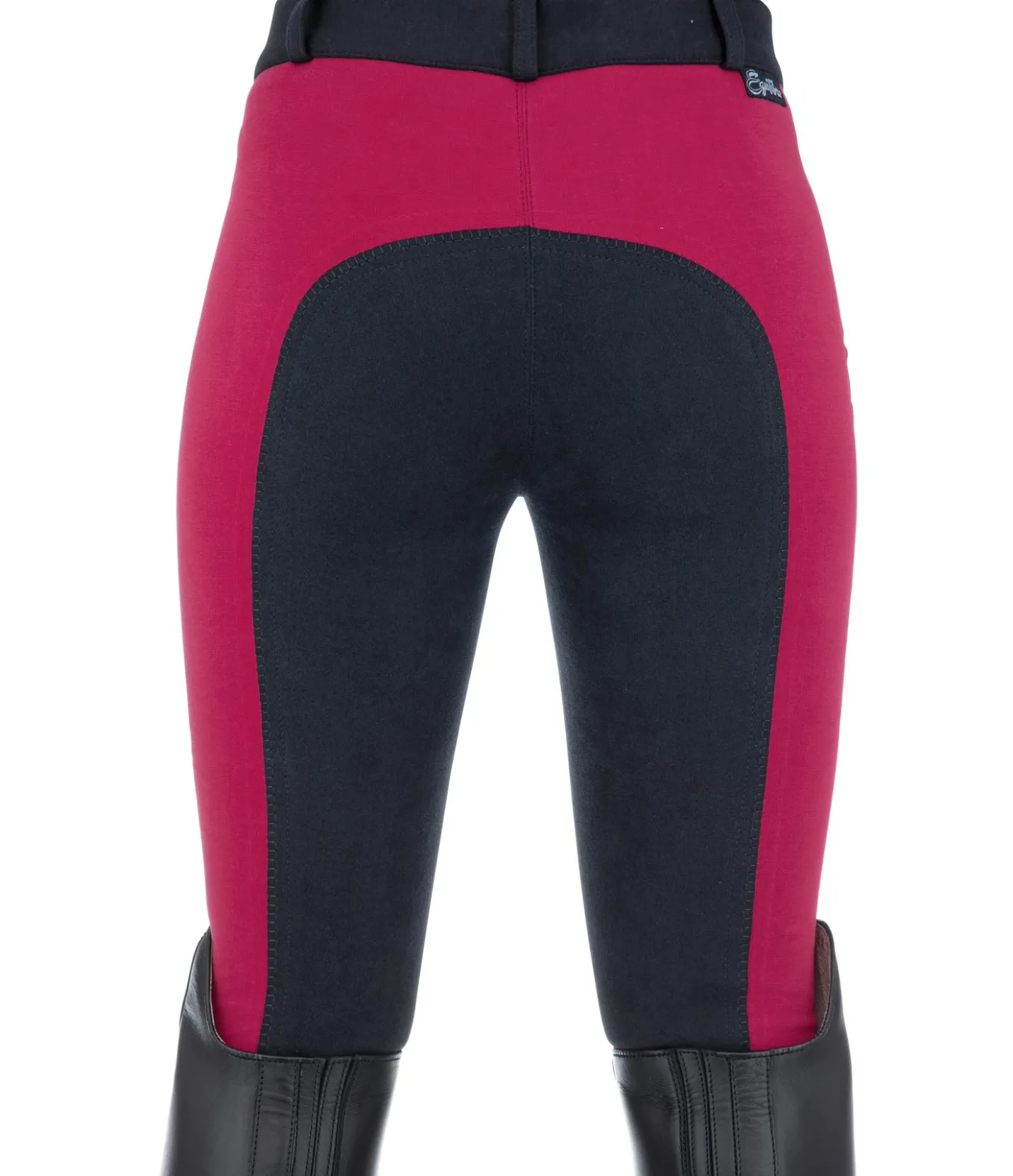 Equilibre Pantalon d'équitation à fond intégral enfant Nora framboise New
