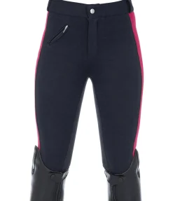 Equilibre Pantalon d'équitation à fond intégral enfant Nora framboise New