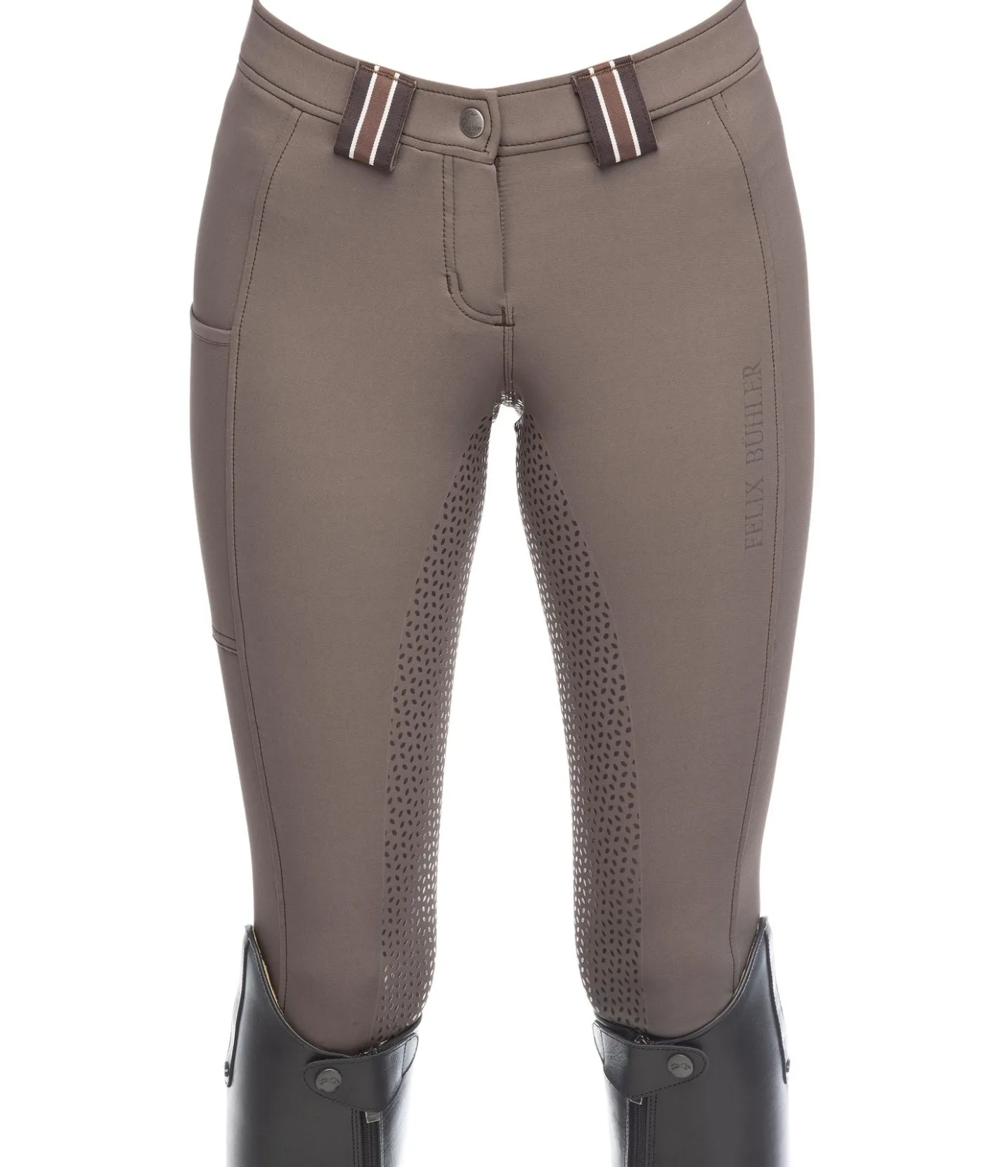 Felix Bühler Pantalon d'équitation à fond intégral Grip Danielle noisette Sale