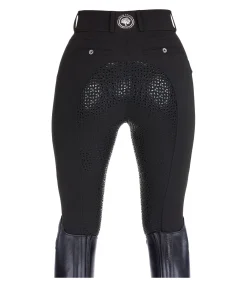 Felix Bühler Pantalon d'équitation à fond intégral grip Life Cycle noir Outlet