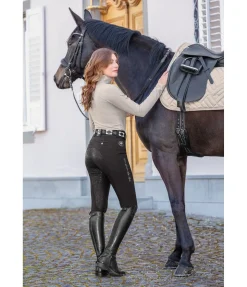Felix Bühler Pantalon d'équitation à fond intégral grip Life Cycle noir Outlet