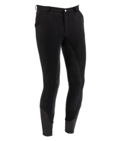 Equilibre Pantalon d'équitation à fond intégral Grip homme Key noir Hot