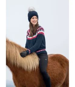 FENGUR Pantalon d'équitation à fond intégral grip Erla noir Clearance