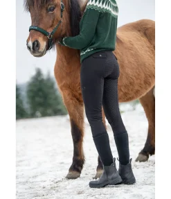 FENGUR Pantalon d'équitation à fond intégral grip Erla noir Clearance