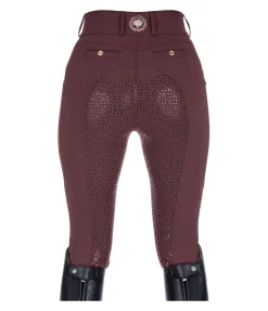 Felix Bühler Pantalon d'équitation à fond intégral grip Life Cycle acajou New
