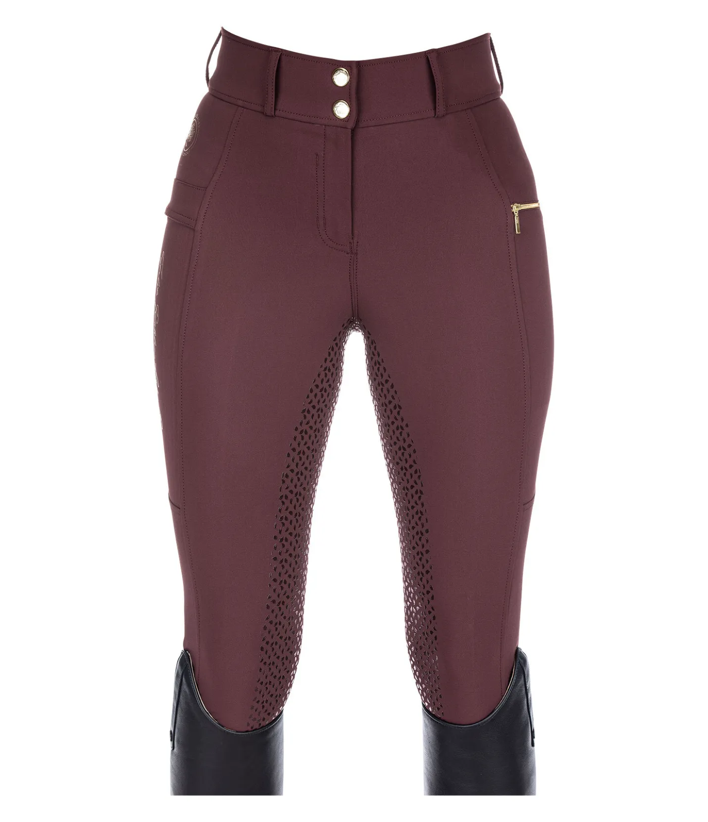Felix Bühler Pantalon d'équitation à fond intégral grip Life Cycle acajou New