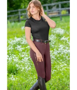 Felix Bühler Pantalon d'équitation à fond intégral grip Life Cycle acajou New