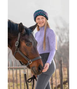 Equilibre Pantalon d'équitation cargo à fond intégral Carla carbone New
