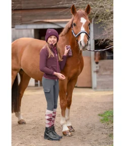 Equilibre Pantalon d'équitation cargo à fond intégral Carla carbone New