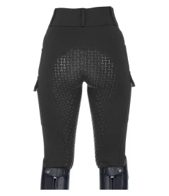 Equilibre Pantalon d'équitation cargo à fond intégral Carla noir New