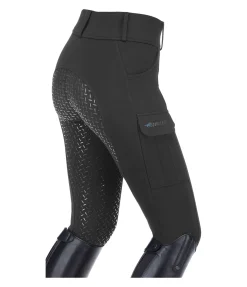 Equilibre Pantalon d'équitation cargo à fond intégral Carla noir New