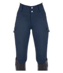 Equilibre Pantalon d'équitation cargo à fond intégral Carla navy New