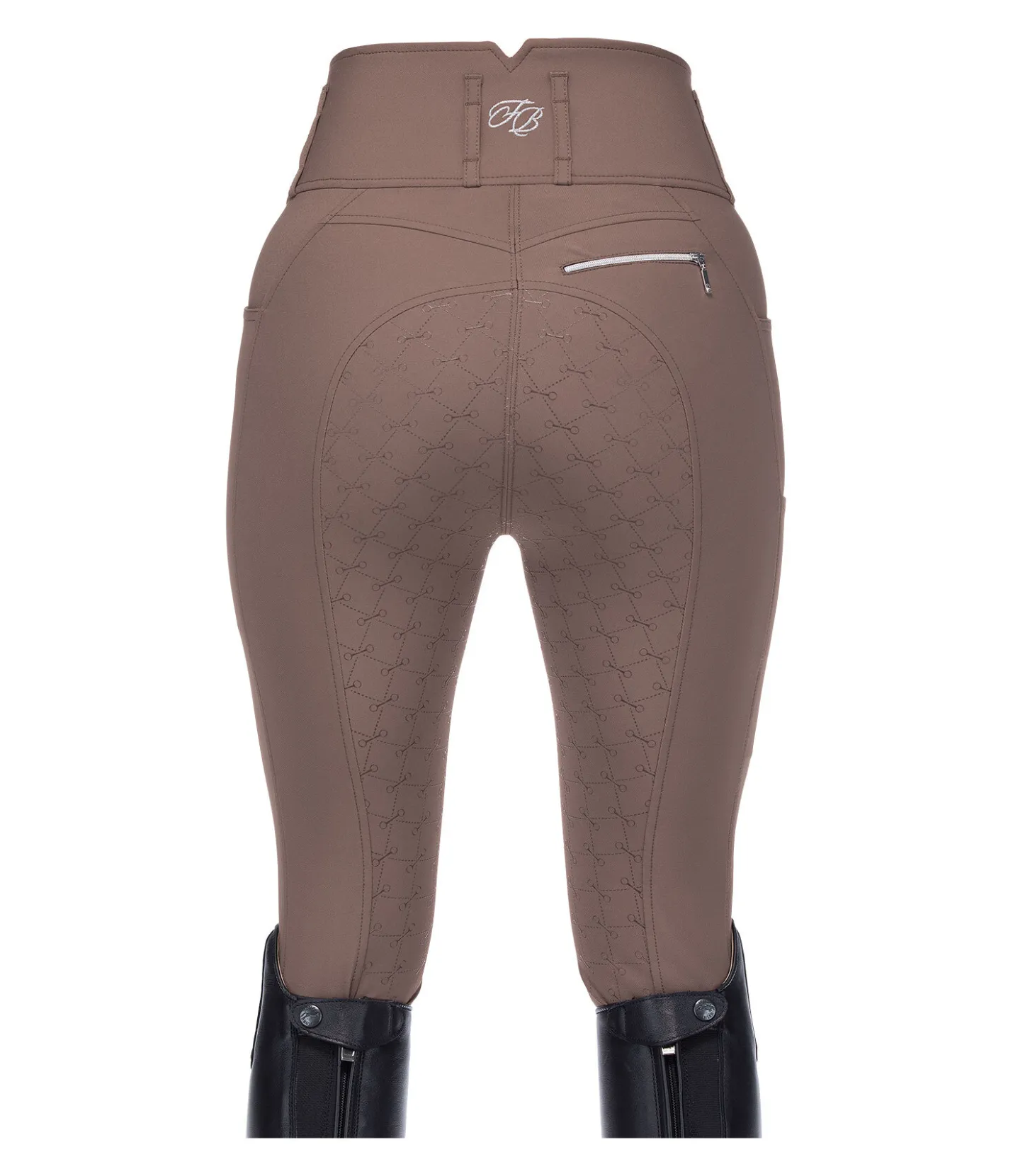 Felix Bühler Pantalon d'équitation confort taille haute à fond intégral grip Tabea cannelle Discount