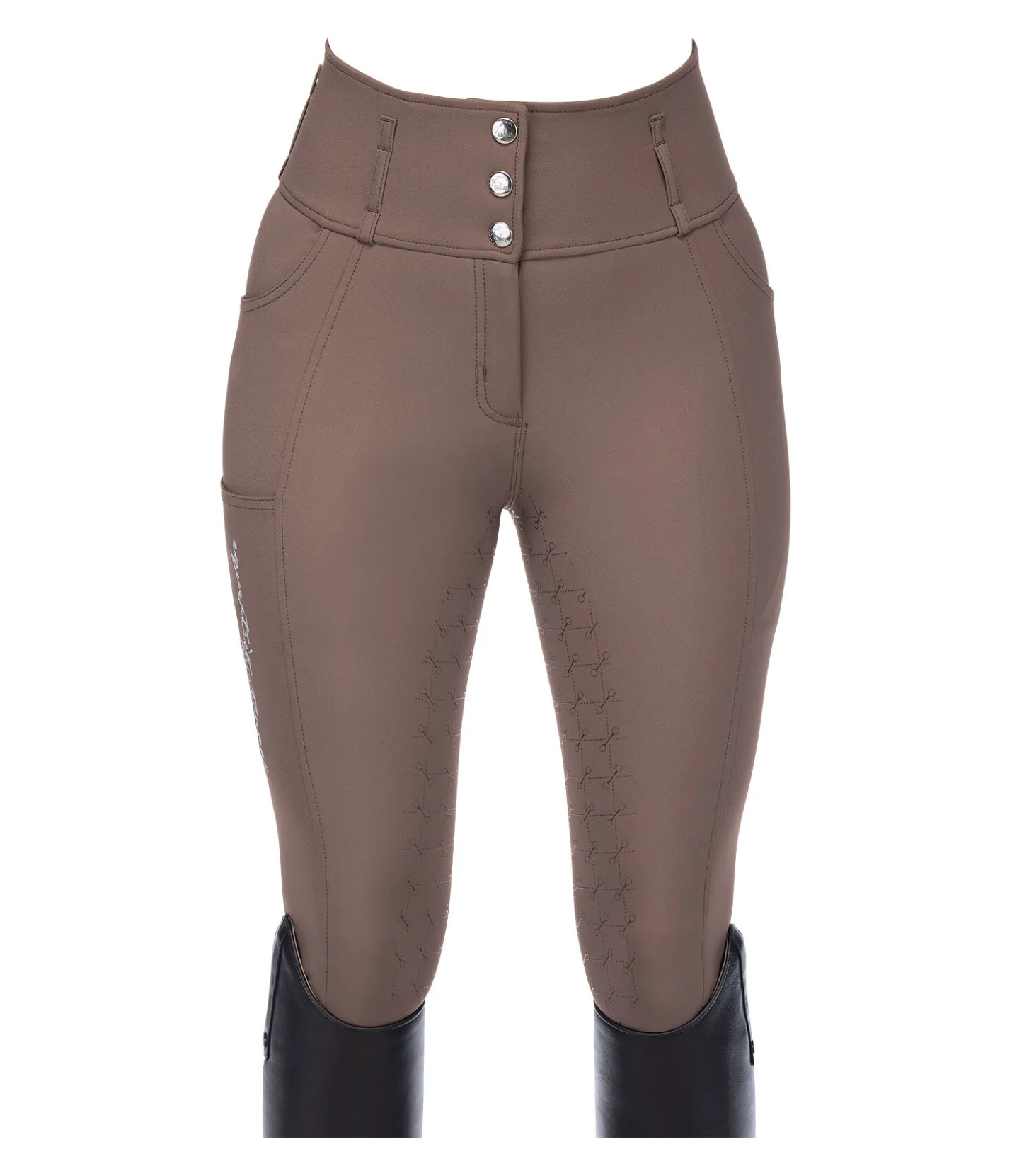 Felix Bühler Pantalon d'équitation confort taille haute à fond intégral grip Tabea cannelle Discount
