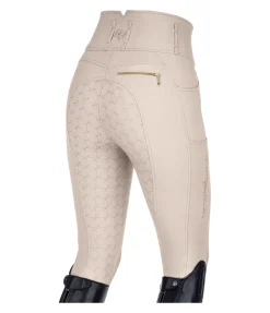 Felix Bühler Pantalon d'équitation confort taille haute à fond intégral grip Tabea champagne Outlet