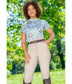 Felix Bühler Pantalon d'équitation confort taille haute à fond intégral grip Tabea champagne Outlet