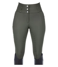 Felix Bühler Pantalon d'équitation confort taille haute à fond intégral grip Tabea forêt New