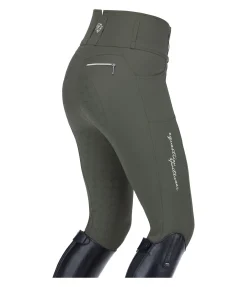Felix Bühler Pantalon d'équitation confort taille haute à fond intégral grip Tabea forêt New