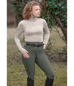 Felix Bühler Pantalon d'équitation confort taille haute à fond intégral grip Tabea forêt New