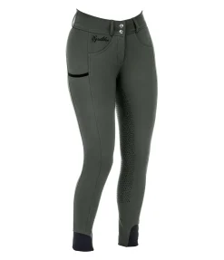 Equilibre Pantalon d'équitation confort taille haute à fond intégral grip Juliane forêt Sale