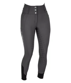Felix Bühler Pantalon d'équitation confort taille haute à fond intégral grip Tabea carbone Hot