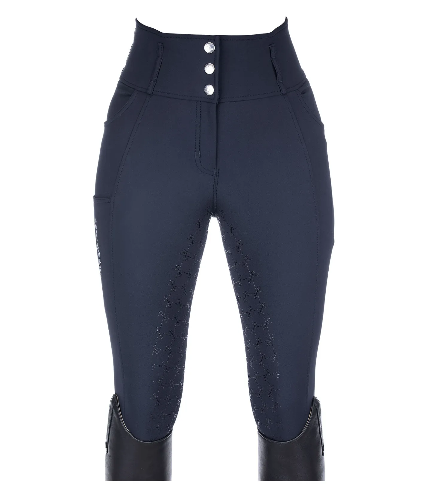 Felix Bühler Pantalon d'équitation confort taille haute à fond intégral grip Tabea navy Outlet