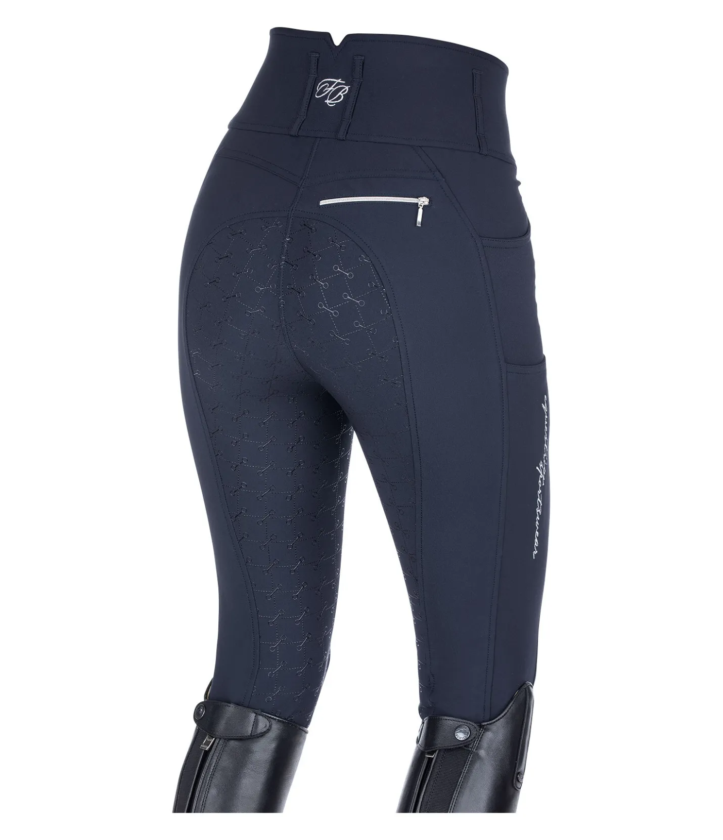 Felix Bühler Pantalon d'équitation confort taille haute à fond intégral grip Tabea navy Outlet
