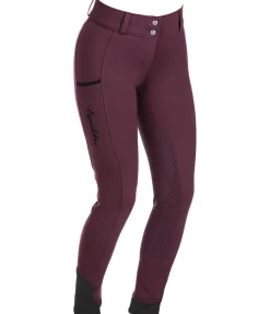 Equilibre Pantalon d'équitation confort à fond intégral grip Janina vignoble Clearance