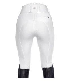 Equilibre Pantalon d'équitation confort taille haute à fond intégral grip Juliane blanc