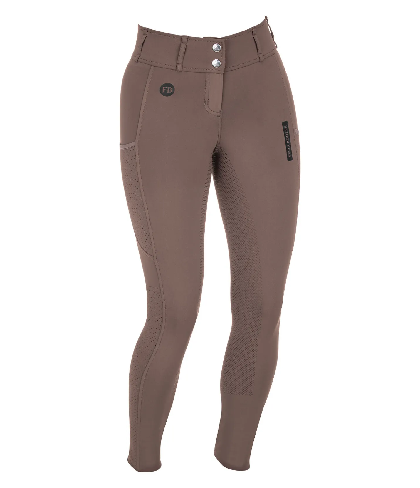 Felix Bühler Pantalon d'équitation d'été hybride à fond intégral grip Samira-Mesh cannelle Hot