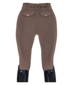 Felix Bühler Pantalon d'équitation d'été hybride à fond intégral grip Samira-Mesh cannelle Hot