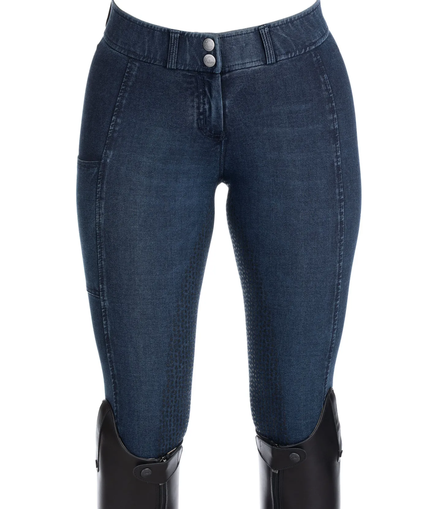 Felix Bühler Pantalon d'équitation en jean à fond intégral grip Estelle denim Online