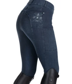 Felix Bühler Pantalon d'équitation en jean à fond intégral grip Estelle denim Online
