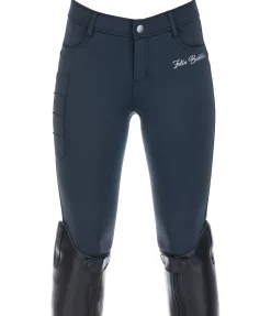 Felix Bühler Pantalon d'équitation hybride à fond intégral Grip enfant Biese bleu minuit New