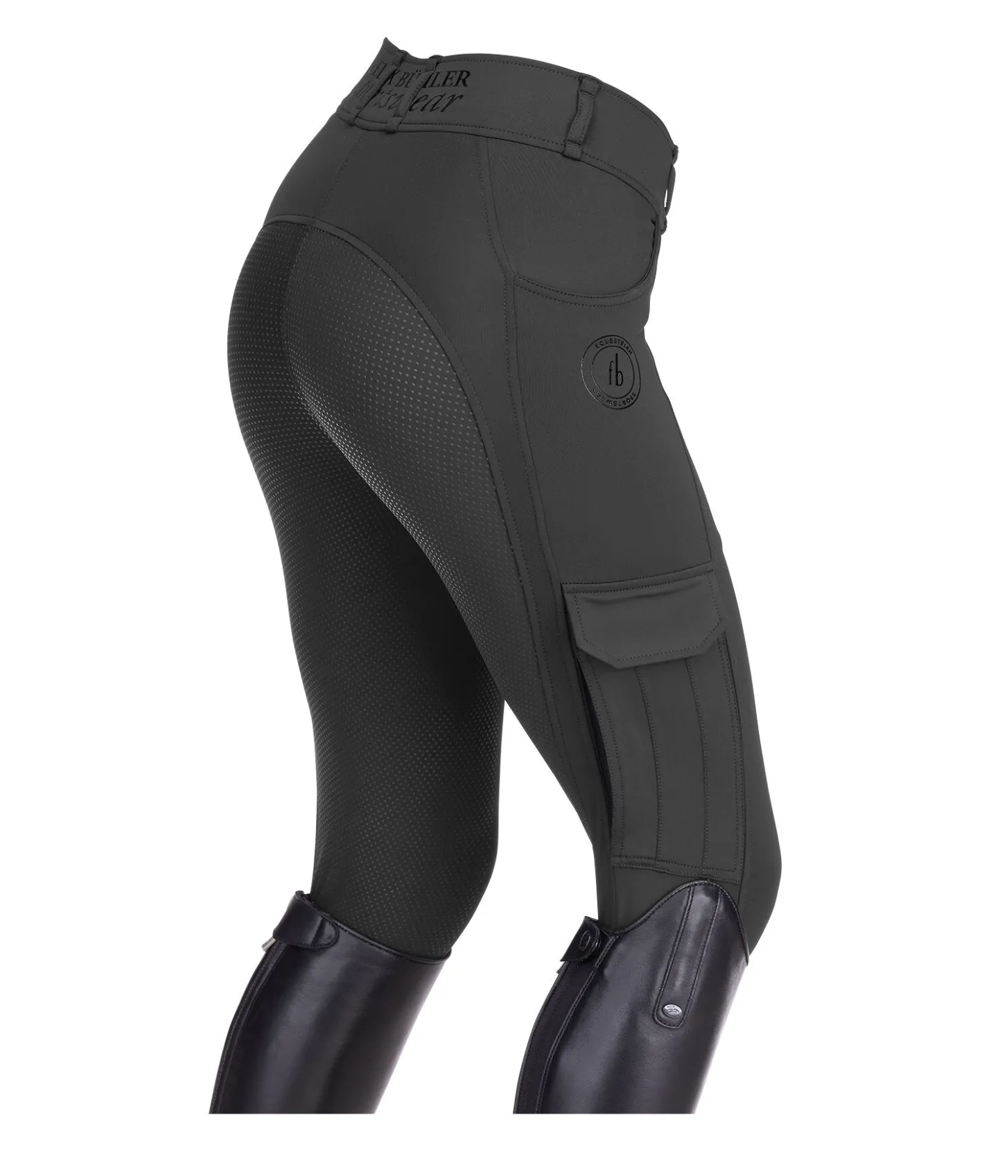 Felix Bühler Pantalon d'équitation hybride Grip Melina noir New