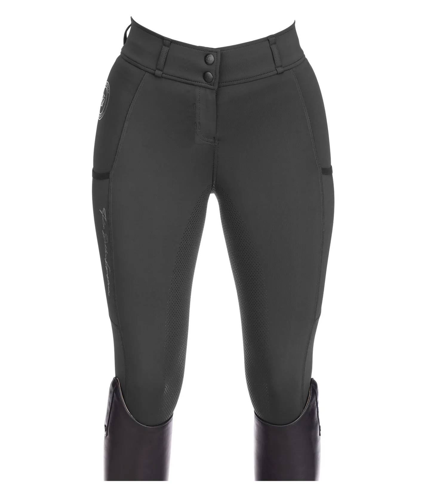 Felix Bühler Pantalon d'équitation hybride en mesh grip Aimee noir New