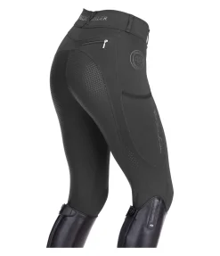 Felix Bühler Pantalon d'équitation hybride en mesh grip Aimee noir New