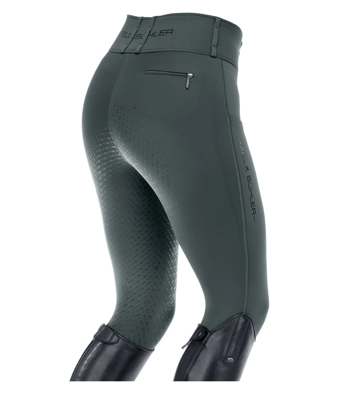 Felix Bühler Pantalon d'équitation hybride avec grip Leonie thé vert Clearance