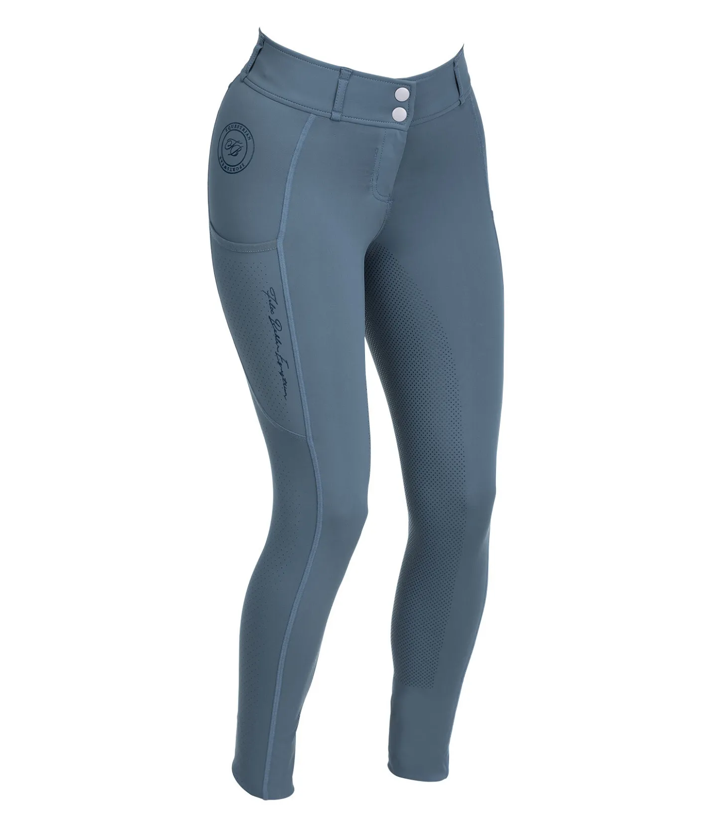Felix Bühler Pantalon d'équitation hybride en mesh grip Aimee bleu dauphin New
