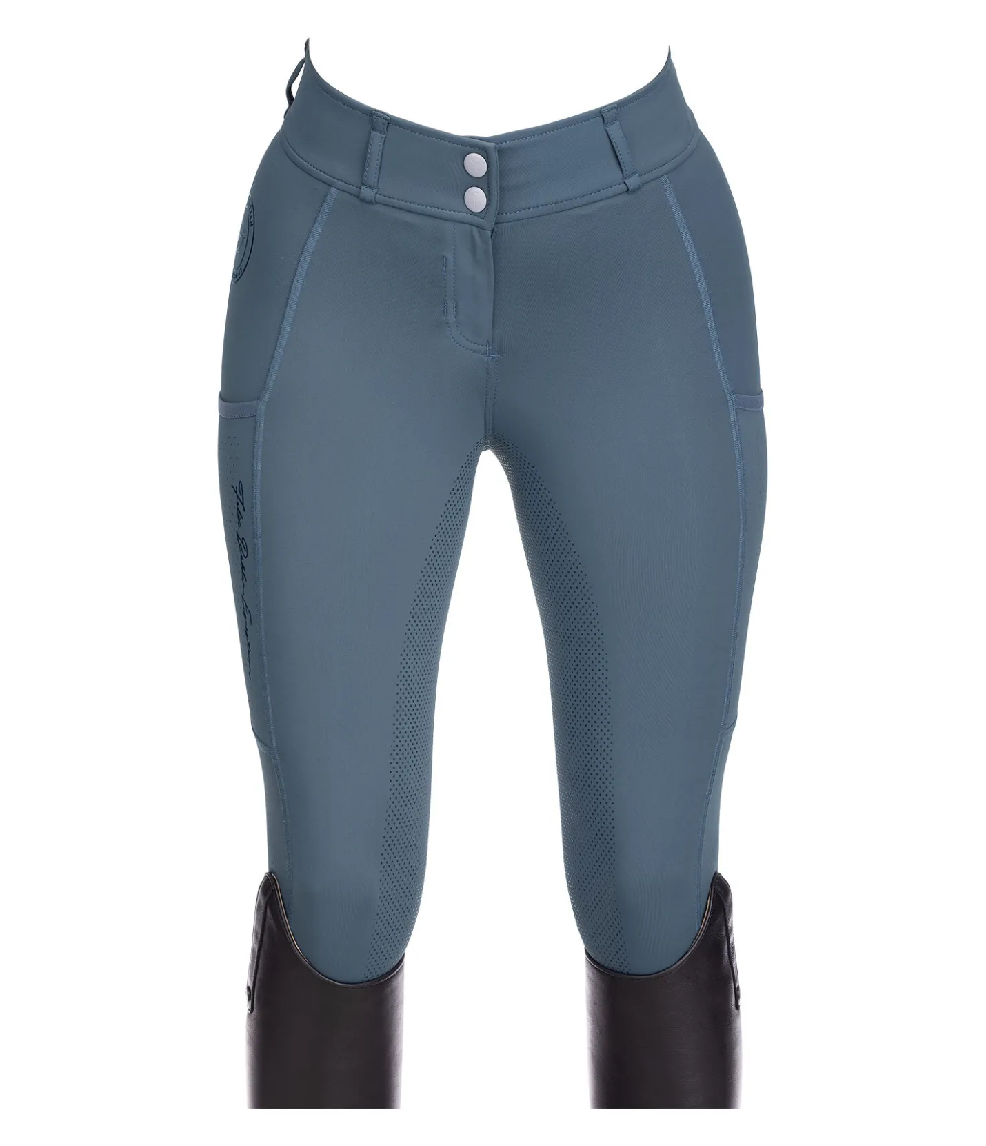 Felix Bühler Pantalon d'équitation hybride en mesh grip Aimee bleu dauphin New