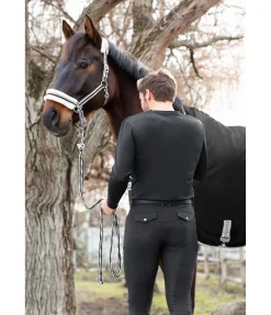 Felix Bühler Pantalon d'équitation hybride thermique à fond intégral grip homme Kansas noir Hot