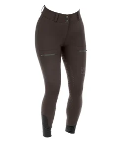 Felix Bühler Pantalon d'équitation softshell avec grip Cosima chocolat noir Outlet